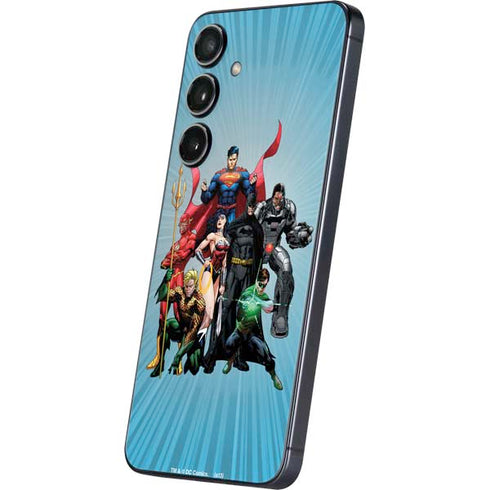 Justice League Heroes Stance 1 Galaxy S25 Skin